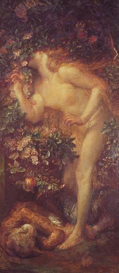 george frederic watts,o.m.,r.a. Eve Tempted